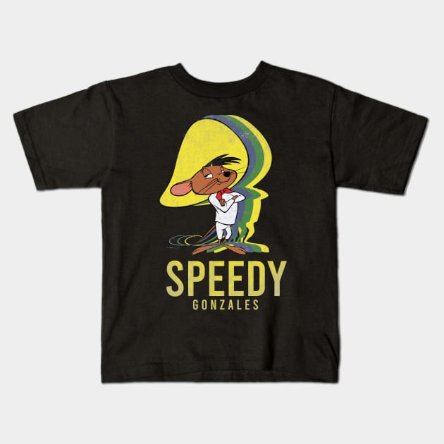 speedy gonzales retro Kids T-Shirt by Mortensen